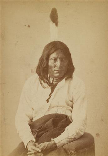 ALEXANDER GARDNER (1821-1882) Suite of 15 photographs of Sioux Delegation members who visited Washington, D.C.